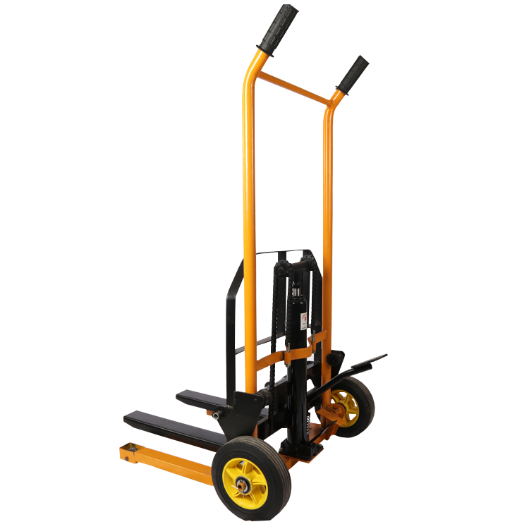 Manual stacking truck